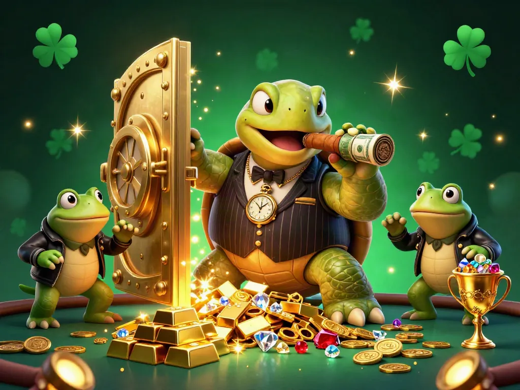 Players immerse in game đánh bài đổi thưởng with vibrant casino characters and treasure elements.