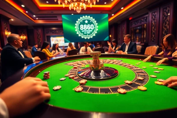 Experience the thrill of winning at RR88 online casino with this vibrant roulette table setup.