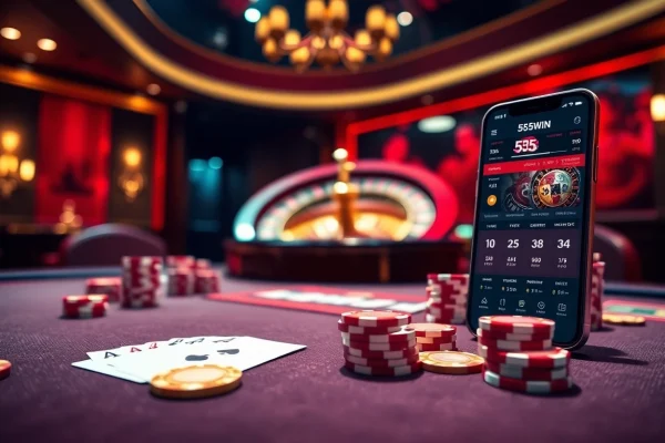Experience the thrill of winning at https://555win5.co.com with an exciting online poker game scene.