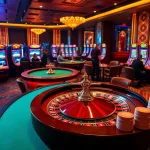 Engaging players around roulette and poker tables at https://da88s.to/ offering a high-stakes gambling experience.