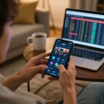 Engaging in strategic gameplay on the LLWIN app for online gambling entertainment.