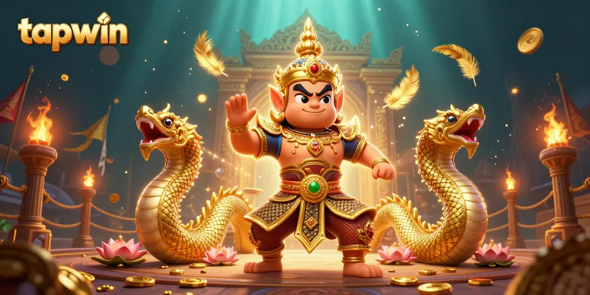 Experience the thrill of tapwin with vibrant characters and arcade-style elements in an enticing casino scene.