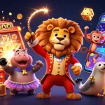 Engage in the excitement of 999 jili with vibrant characters and casino elements.