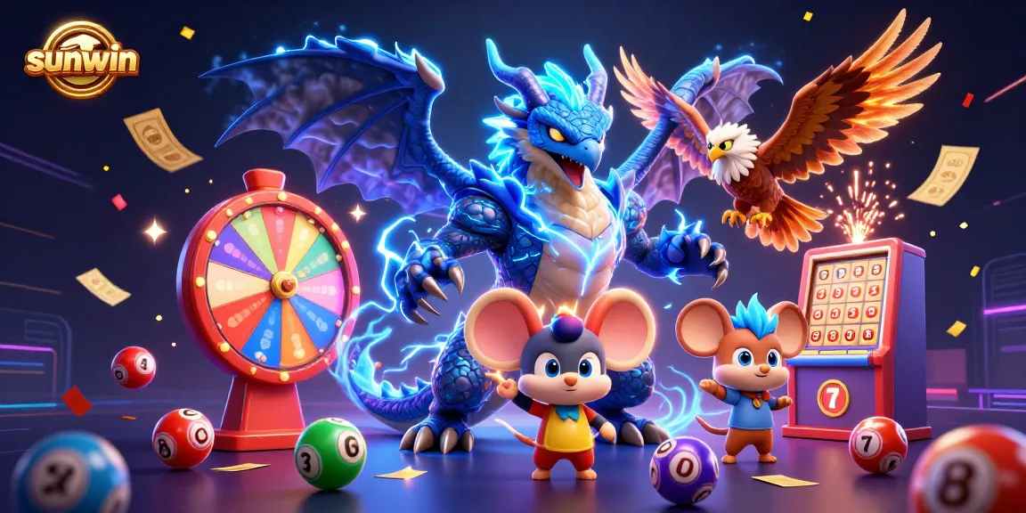 Experience thrilling gameplay with sunwin’s vibrant casino scene featuring dynamic characters and games.