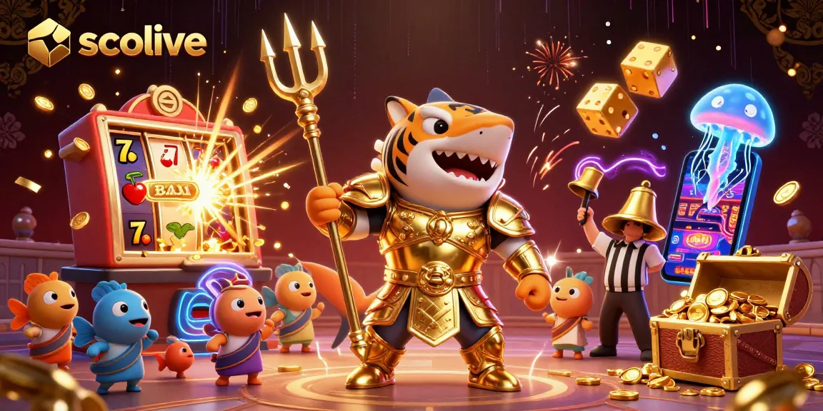 Experience live soccer excitement with Socolive through vibrant illustrations, showcasing thrilling scenes and gaming elements.