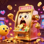 Experience winning thrills at nbet com with an energetic golden slot machine scene bursting with action!